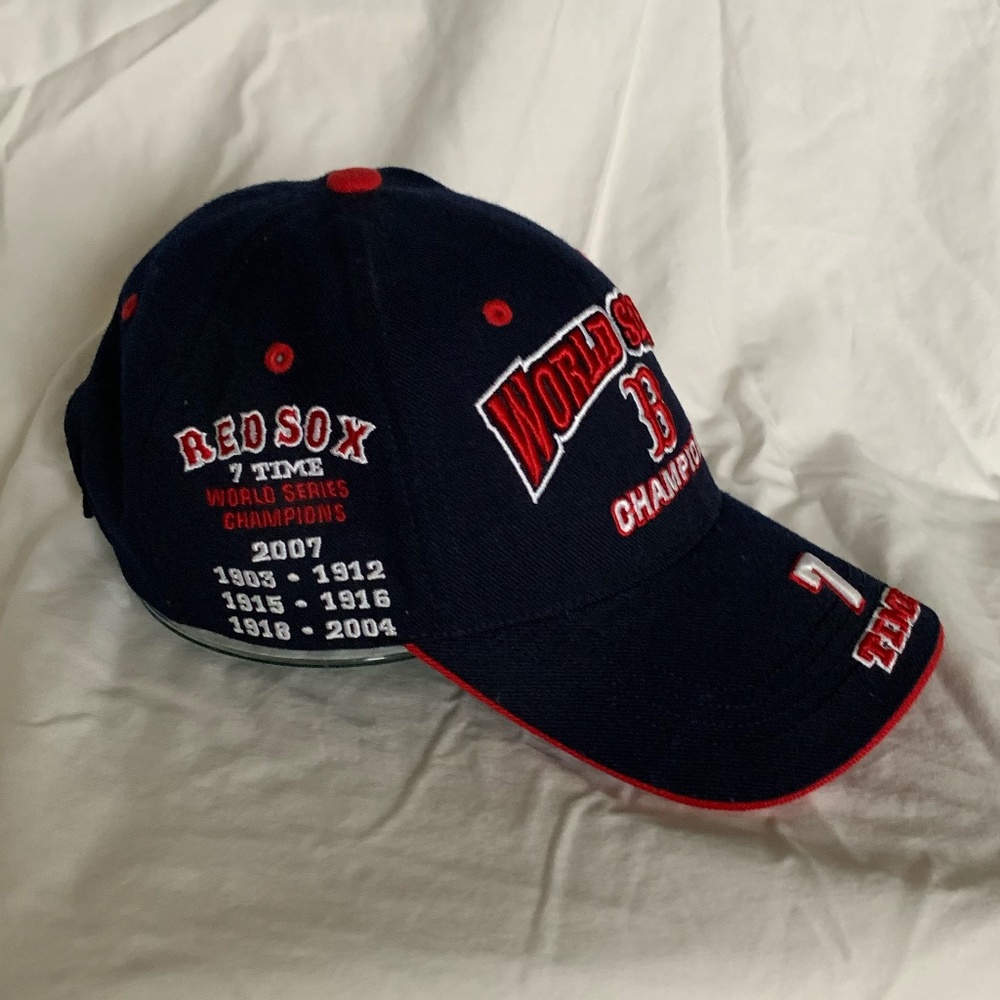 Red Sox 7 Champion Baseball Cap with adjustable velcro strap